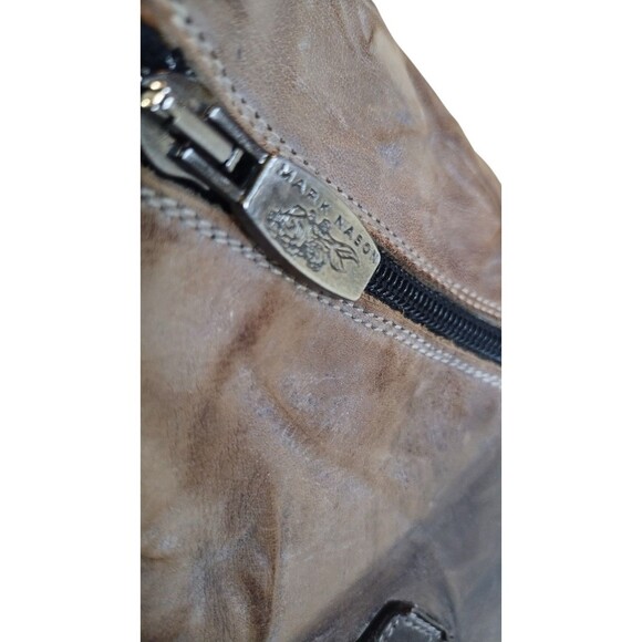 Mark Nason Rock Lives Western Embroidery Roses Distressed Leather Ankle Boot 9 - Picture 4 of 14